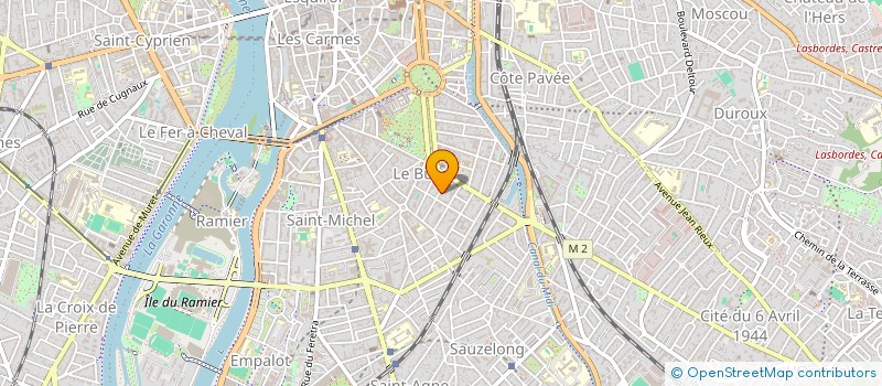 localisation de l'entreprise LES CINQ VOILES à TOULOUSE