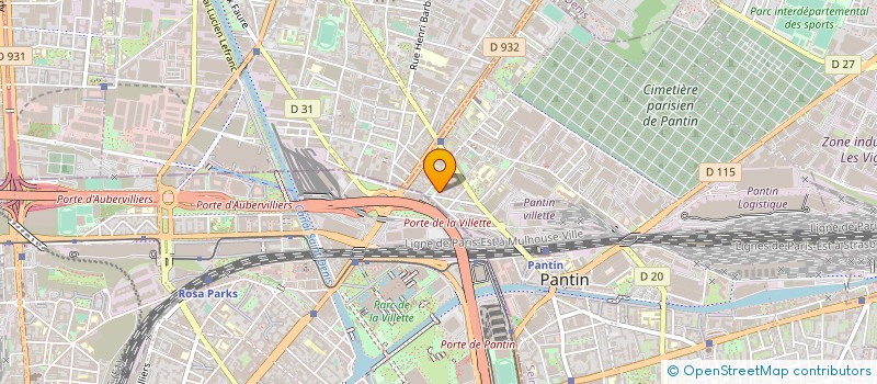 localisation de l'entreprise LES CINQ Y AUTO MARCHE à PANTIN