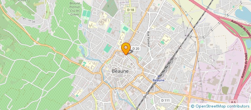 localisation de l'entreprise LES CINQGLES à BEAUNE