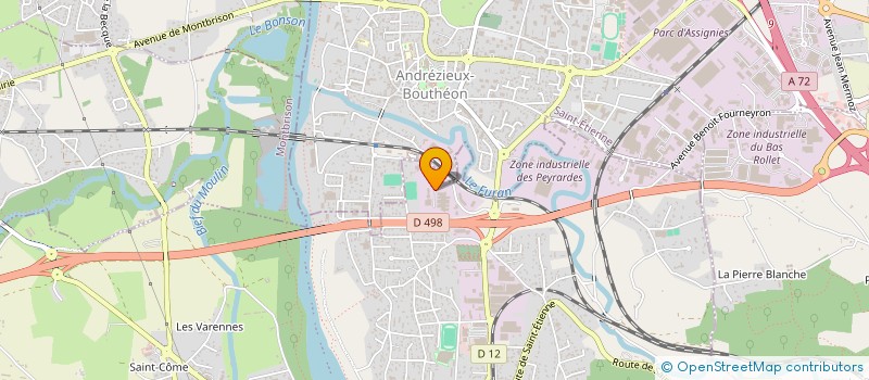 localisation de l'entreprise LES CINQUANTE  SAINT-JUST-SAINT-RAMBERT