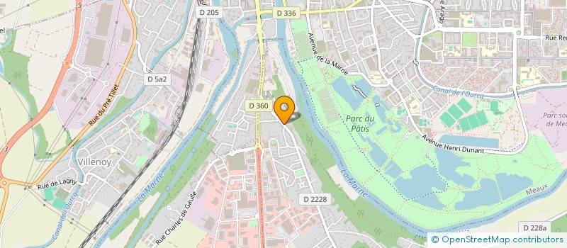 localisation de l'entreprise LES CINQUE TERRE  NANTEUIL-LES-MEAUX