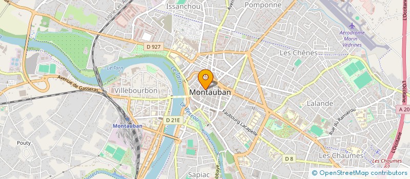 localisation de l'entreprise LES CINTRES  MONTAUBAN