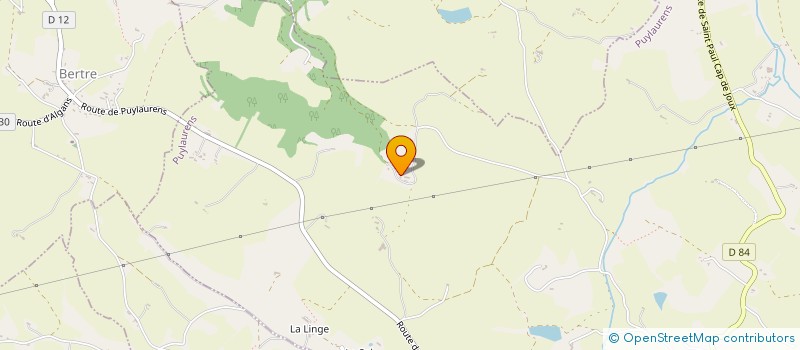 localisation de l'entreprise LES CIRCUITS DE L'AUBEPINE  PUYLAURENS