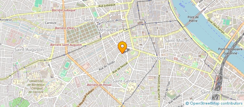 localisation de l'entreprise LES CIRES JAUNES à BORDEAUX