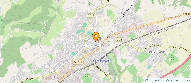 localisation de l'entreprise LES CIRQUADES  SAINT-MARCELLIN