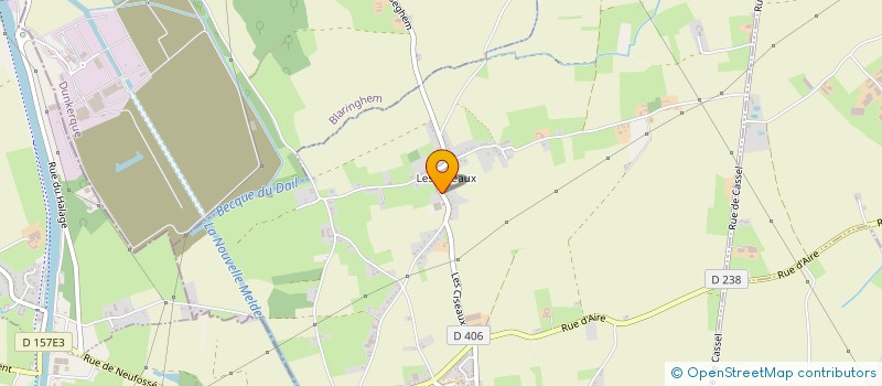 localisation de l'entreprise LES CISEAUX  BOESEGHEM