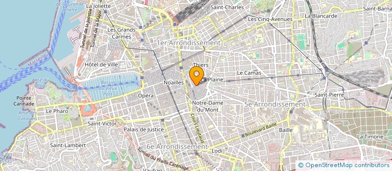 localisation de l'entreprise LES CISEAUX à MARSEILLE