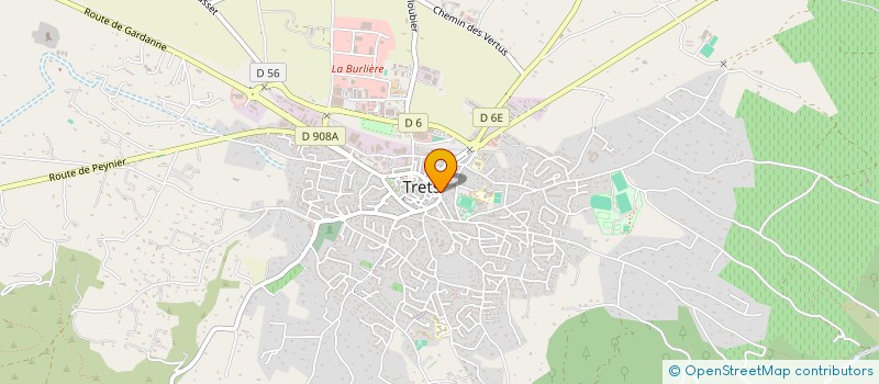 localisation de l'entreprise LES CISEAUX D'OR  TRETS