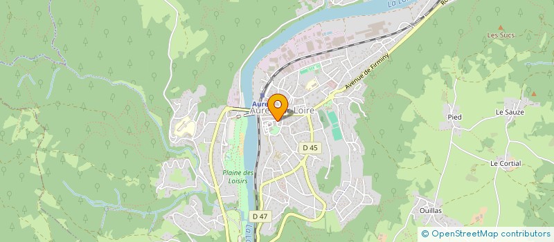 localisation de l'entreprise LES CISEAUX DE FANNY  AUREC-SUR-LOIRE