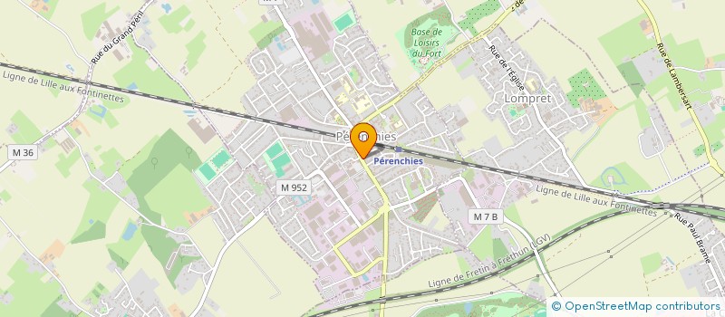 localisation de l'entreprise LES CISEAUX DE FANTINE  PERENCHIES