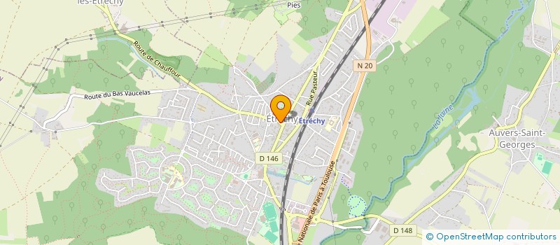 localisation de l'entreprise LES CISEAUX DE JAD  ETRECHY