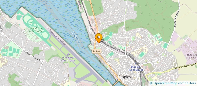 localisation de l'entreprise LES CISEAUX DE JEANNE à ETAPLES