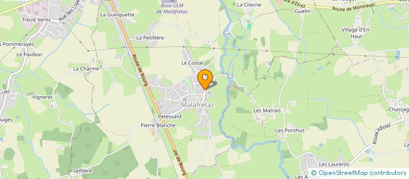 localisation de l'entreprise LES CISEAUX DE JULIE à MALAFRETAZ