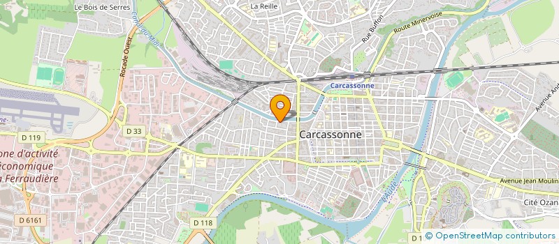 localisation de l'entreprise LES CISEAUX DE LIZE à CARCASSONNE