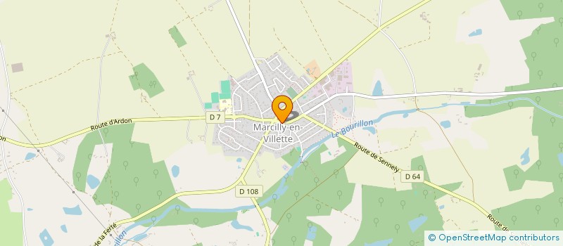 localisation de l'entreprise LES CISEAUX DE MARINE à MARCILLY-EN-VILLETTE