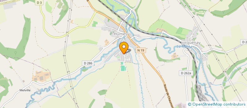 localisation de l'entreprise LES CISEAUX DE MELINE à HUMES-JORQUENAY
