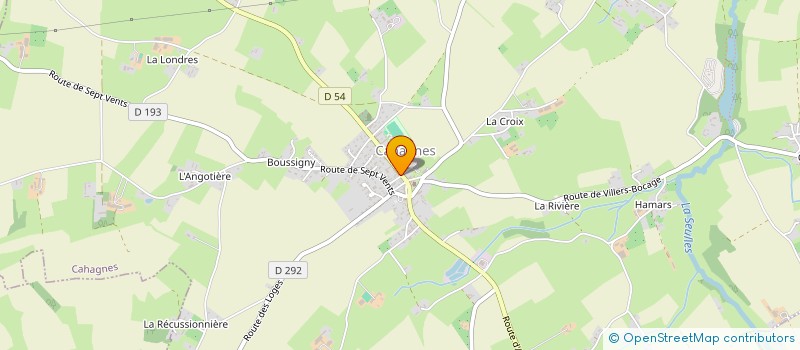 localisation de l'entreprise LES CISEAUX DE PAULINE à CAHAGNES