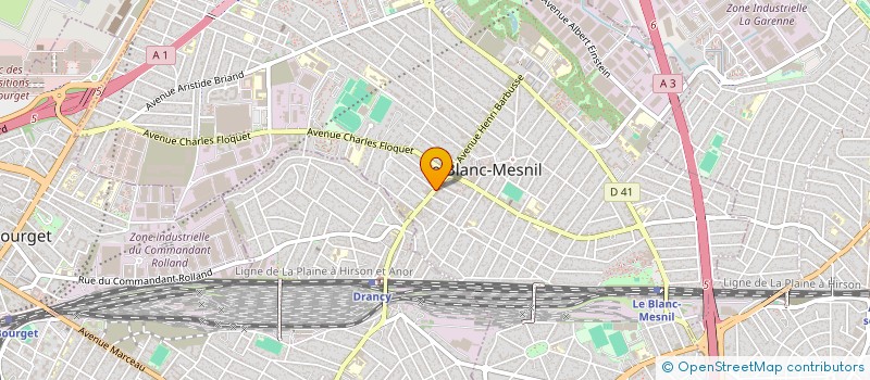 localisation de l'entreprise LES CISEAUX LIMA à LE BLANC-MESNIL