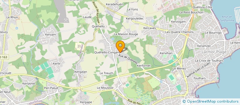 localisation de l'entreprise LES CISTES à LARMOR-PLAGE