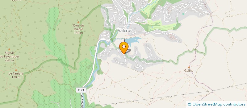 localisation de l'entreprise LES CISTES  LA LONDE-LES-MAURES