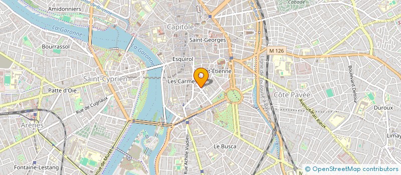 localisation de l'entreprise LES CITADINES  TOULOUSE