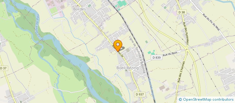 localisation de l'entreprise LES CITADINES DES DUNES  BORDES