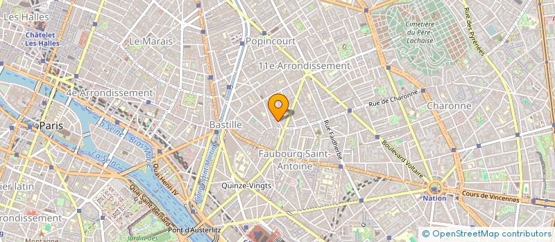 localisation de l'entreprise LES CITATIONS PRESSEES  PARIS