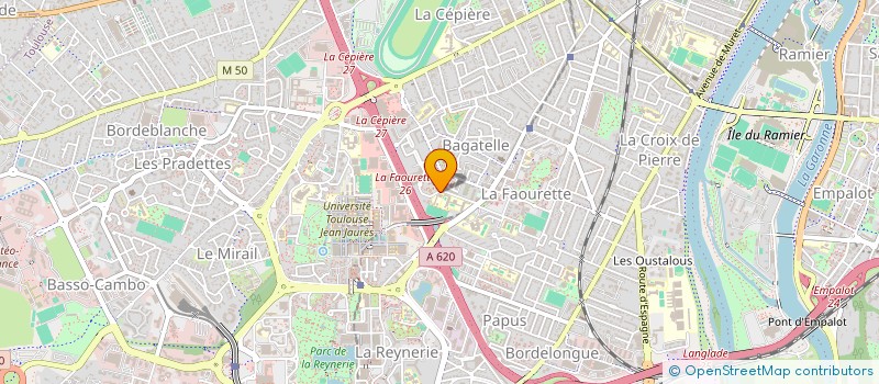localisation de l'entreprise LES CITOLYMPIADES à TOULOUSE