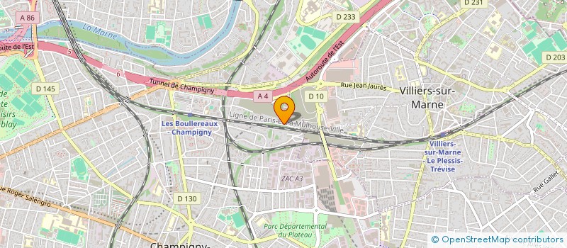 localisation de l'entreprise LES CITOYENNES à CHAMPIGNY-SUR-MARNE