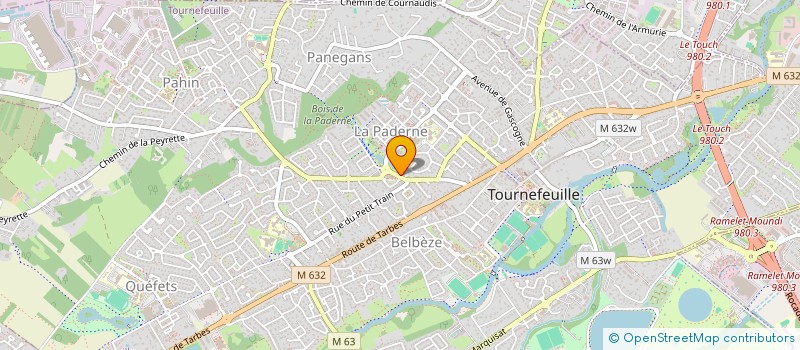 localisation de l'entreprise LES CITOYENS DU CIEL  TOURNEFEUILLE