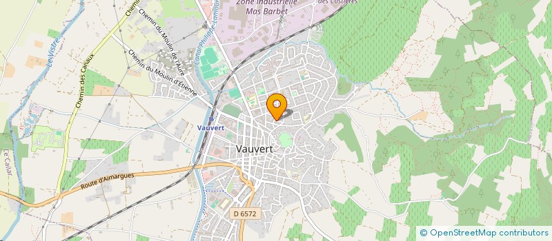 localisation de l'entreprise LES CITOYENS SAUVETEURS VAUVERDOIS à VAUVERT