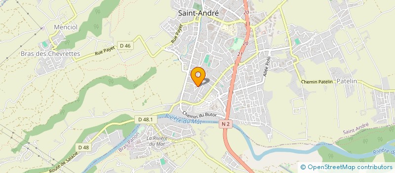 localisation de l'entreprise LES CITRONNELLES à SAINT-ANDRE