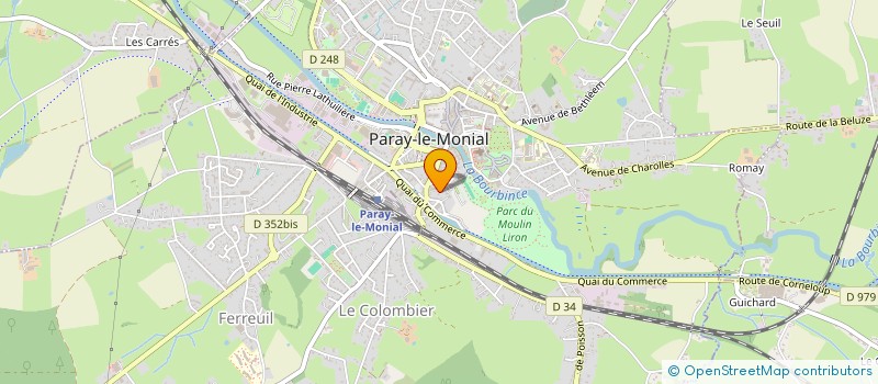 localisation de l'entreprise LES CITRONNIERS  PARAY-LE-MONIAL