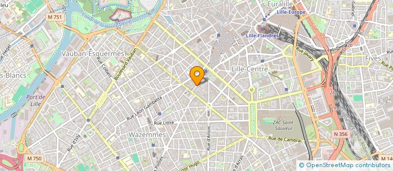 localisation de l'entreprise LES CITRONNIERS à LILLE