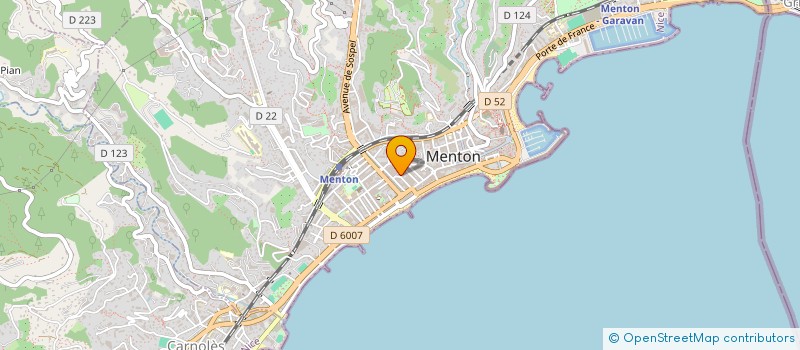 localisation de l'entreprise LES CITRONNIERS à MENTON