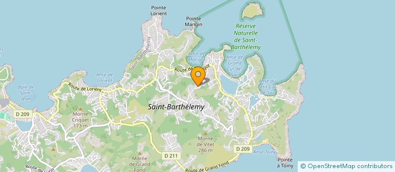 localisation de l'entreprise LES CITRONS DOUX à SAINT BARTHELEMY