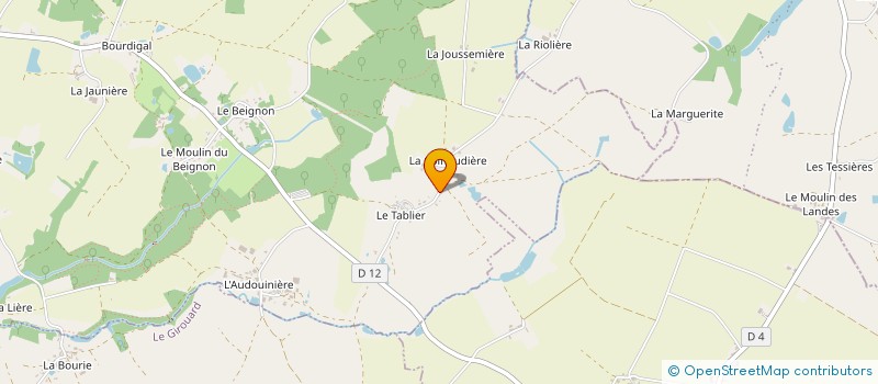 localisation de l'entreprise LES CITRONS GIVRES, ECOLOGIE ET ALTERNATIVES  SAINTE-FLAIVE-DES-LOUPS