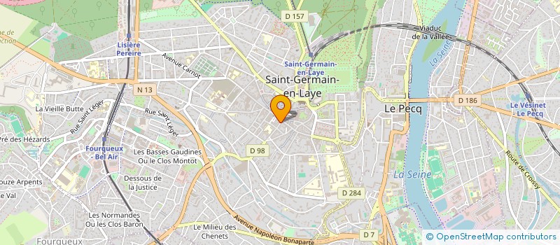 localisation de l'entreprise LES CLABAUT-LAMIRAND  SAINT-GERMAIN-EN-LAYE