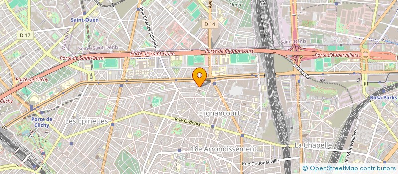 localisation de l'entreprise LES CLACKSONS  PARIS