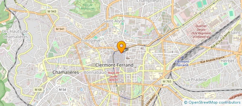 localisation de l'entreprise LES CLAIES DE SAINT PIERRE à CLERMONT FERRAND