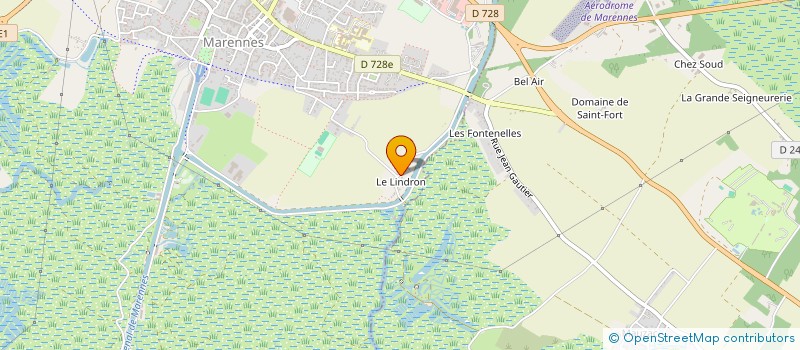 localisation de l'entreprise LES CLAIRES DE BONSONGE à MARENNES-HIERS-BROUAGE