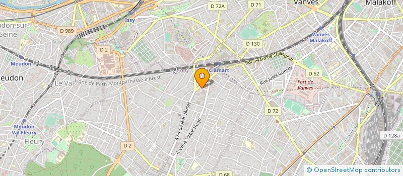 localisation de l'entreprise LES CLAMARTELLES à CLAMART