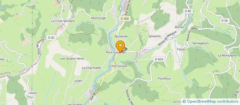 localisation de l'entreprise LES CLAMILLES  COURS