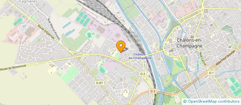 localisation de l'entreprise LES CLAMPINS D'ABORD  CHALONS-EN-CHAMPAGNE