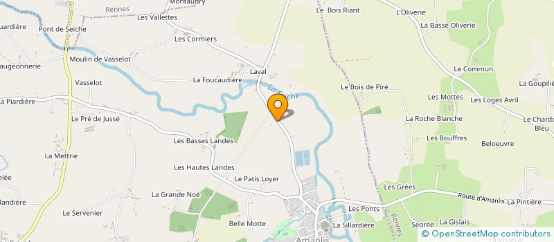 localisation de l'entreprise LES CLAPEYTOTS  AMANLIS