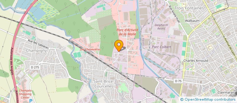 localisation de l'entreprise LES CLAPIOTTES  SAINT-BRICE-COURCELLES