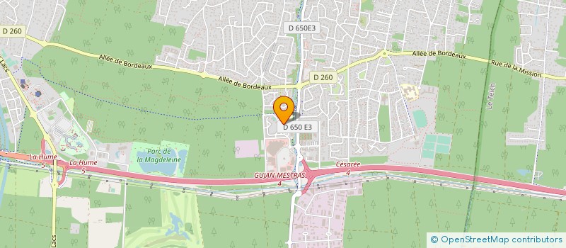 localisation de l'entreprise LES CLAPOTIS à GUJAN-MESTRAS