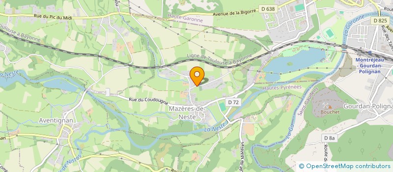 localisation de l'entreprise LES CLASSE  MAZERES-DE-NESTE