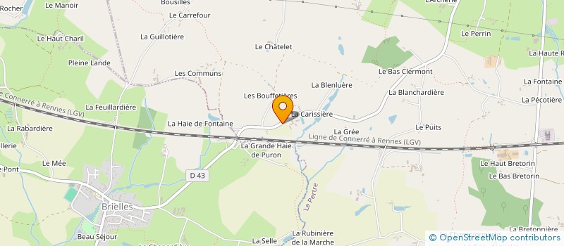 localisation de l'entreprise LES CLASSES 5 D'ARGENTRE DU PLESSIS  LE PERTRE