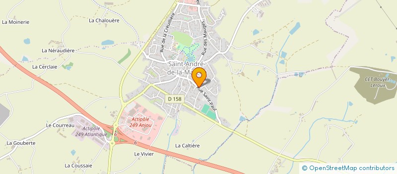 localisation de l'entreprise LES CLASSES à SEVREMOINE